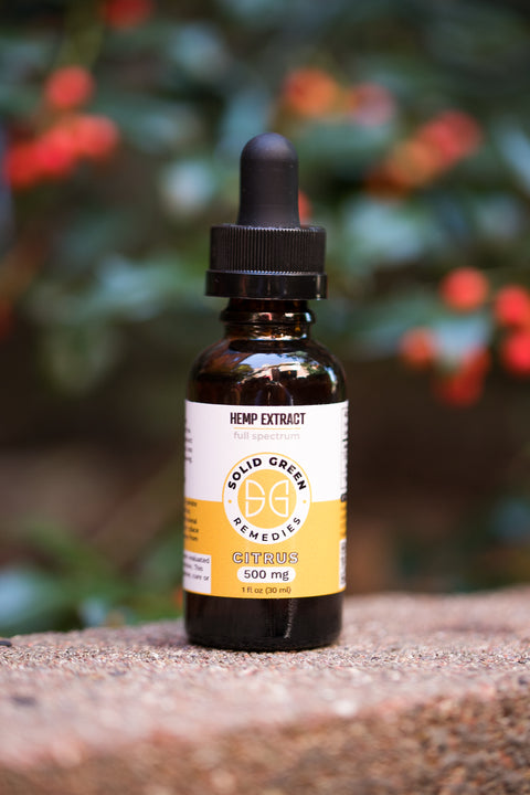 Full Spectrum 500 Citrus Flavor Tincture (Citrus, 500 MG - 30 ML) 