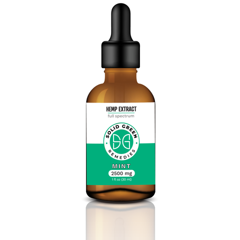 Full Spectrum 2500 Mint Flavor Tincture (Mint, 2500 MG - 30 ML)