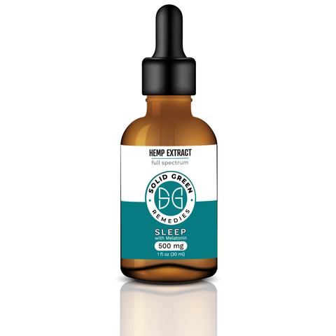 Full Spectrum Sleep Aid Tincture (Melatonin + CBD, 500 MG - 30 ML)